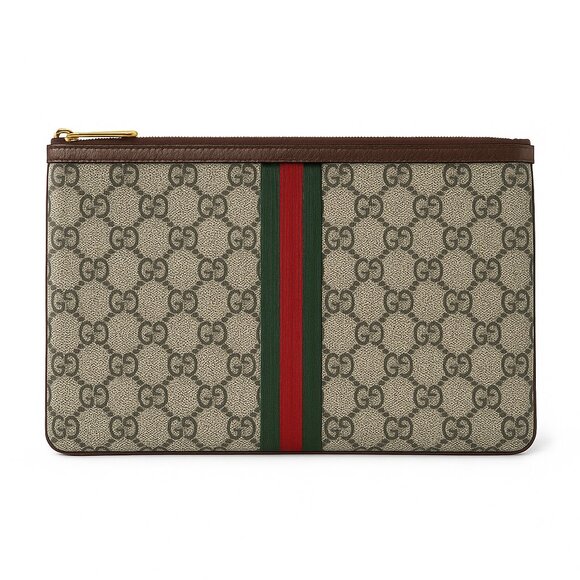 Gucci GG Supreme Clutch Bag โ Brand New, Never Used - Picture 1 of 8